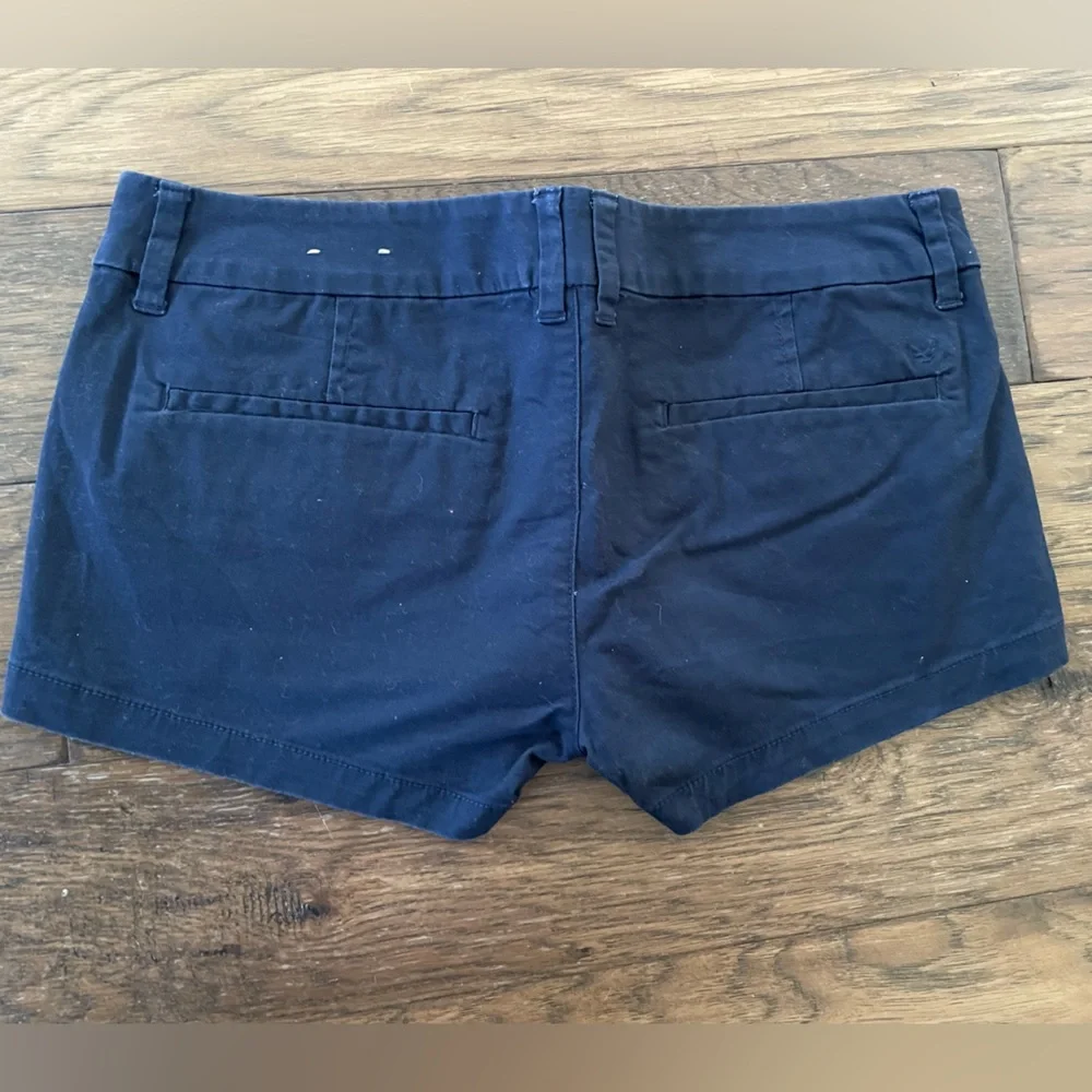 American eagle size 4 shortie shorts Navy - Picture 2 of 4